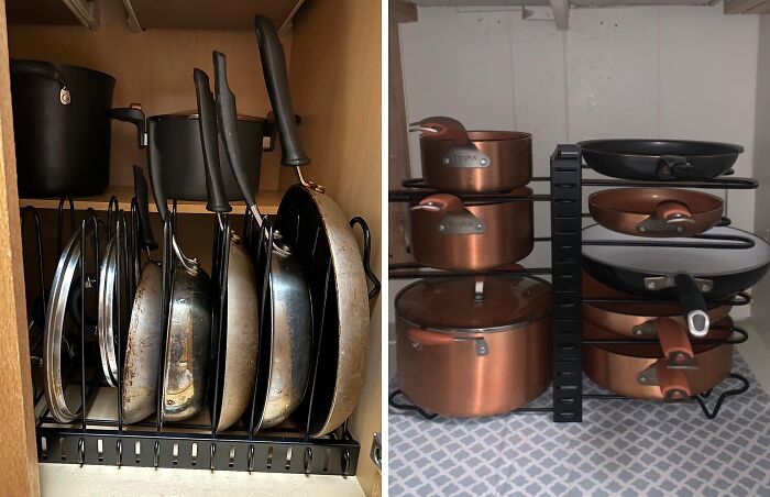 A Pot Rack Organizer Is The Tetris Master Of Your Kitchen Cabinets, Turning A Chaotic Pile Of Pots And Pans Into A Perfectly Organized Symphony Of Cookware