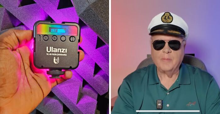 Your Videos Are About To Get A Technicolor Makeover With These Ulanzi Vl49 Rgb Video Lights - It's Like A Disco Party For Your Camera!