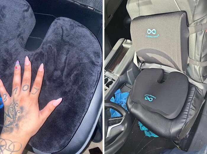 Long Drives Got Your Back Feeling Like A Crumpled Map? This Memory Foam Seat Cushion Is The Comfort Upgrade Your Road Trips Have Been Waiting For!