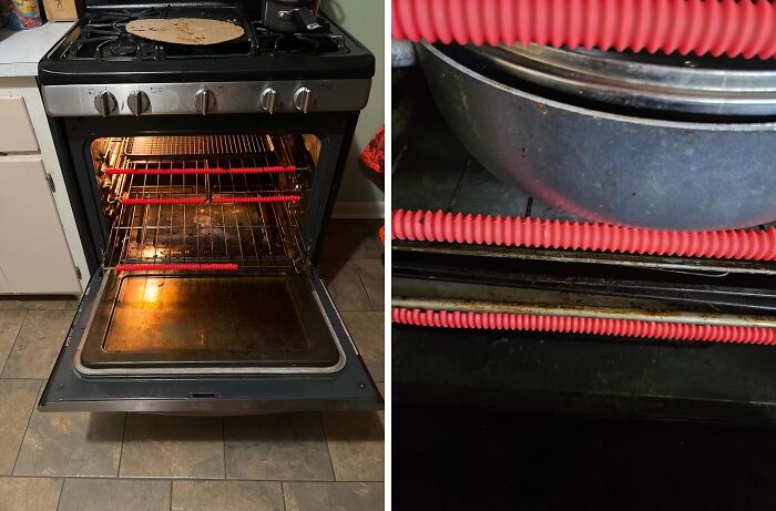 These Oven Rack Shields Are Like A Force Field For Your Forearms, Protecting Them From Accidental Burns While You Navigate The Fiery Depths Of Your Oven