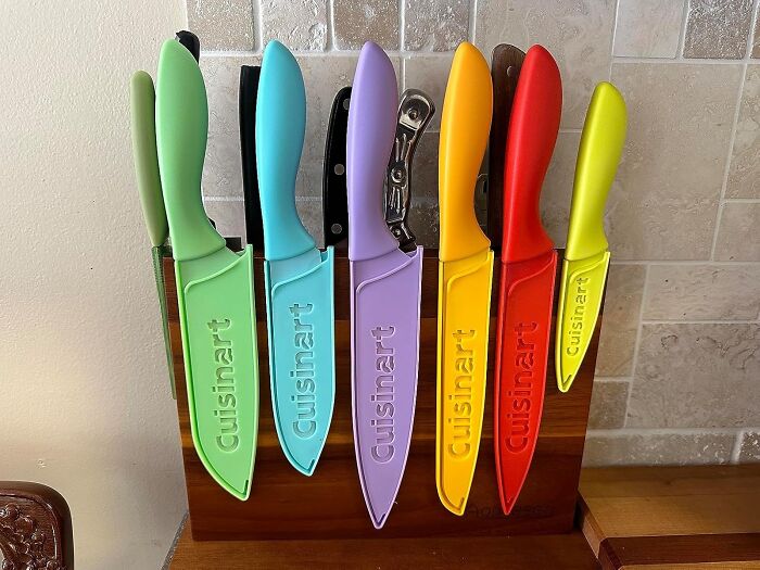 Ditch The Dull Blades And Add A Pop Of Color To Your Kitchen With This Vibrant Kitchen Knife Set - Your Meals Will Be As Bright As Your Knives!