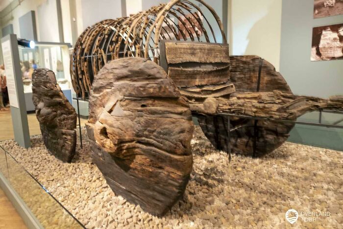 One Of The 4000-Year-Old Well-Preserved Wagons Unearthed In The Lchashen Village In The Vicinity Of Lake Sevan. Made Of Oak, They Are The Oldest Known Wagons In The World