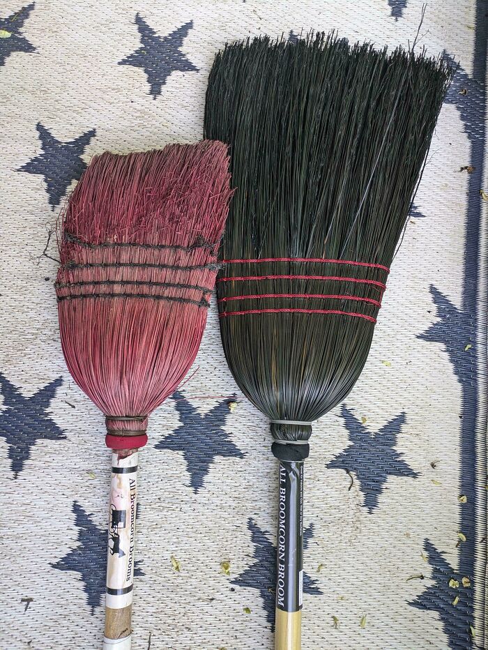 I Sweep Outside Every Morning. I Consider Amish Brooms A BIFL, Considering The Red One Lasted About 10 Years