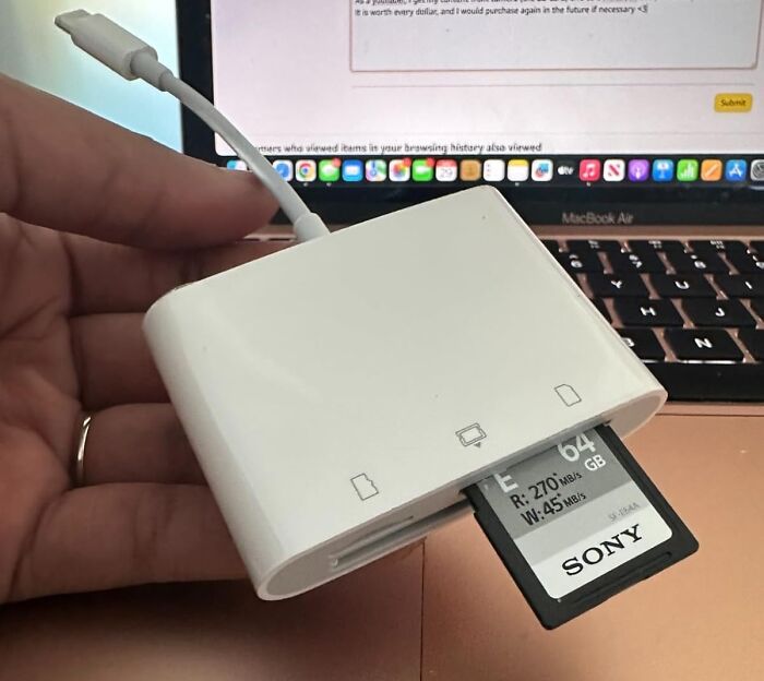 This SD Card Reader Is The Bridge Between Your Camera And Your Computer, Ensuring Those Epic Party Pics Make It To Instagram In Record Time