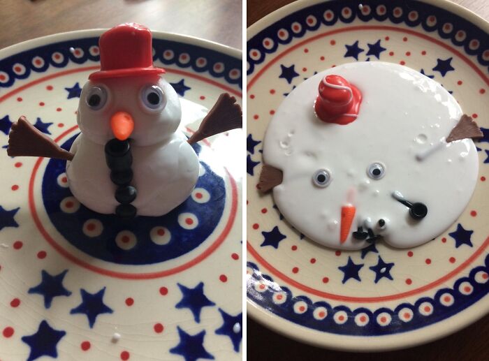 Who Needs A Snow Day When You Have This Melting Snowman On Your Desk? It's A Year-Round Reminder That Sometimes, It's Ok To Have A Melt Down