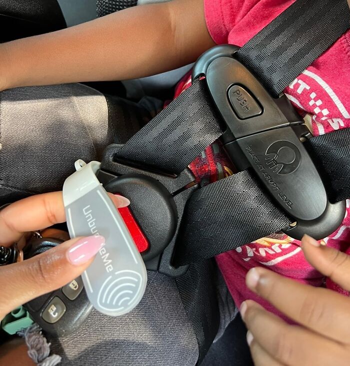 Buckle Up, Buttercup! But Don't Worry About Getting Stuck, This Car Seat Buckle Release Tool Will Have You Out In A Jiffy