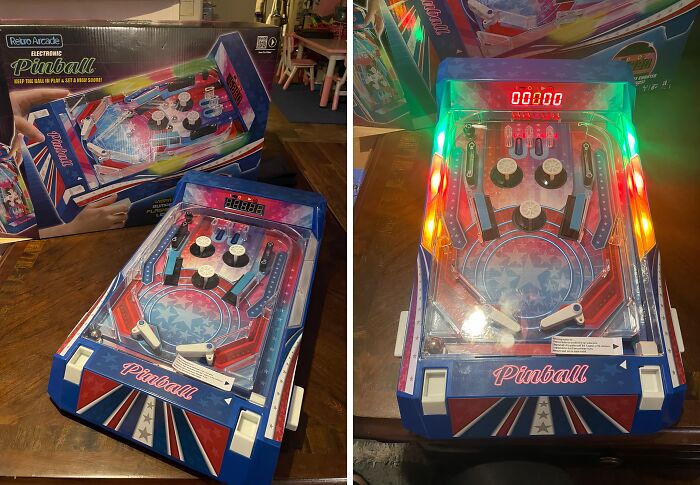 Relive The Glory Days Of The Arcade Without The Sticky Floors And Questionable Pizza With This Retro Arcade Electronic Pinball Machine