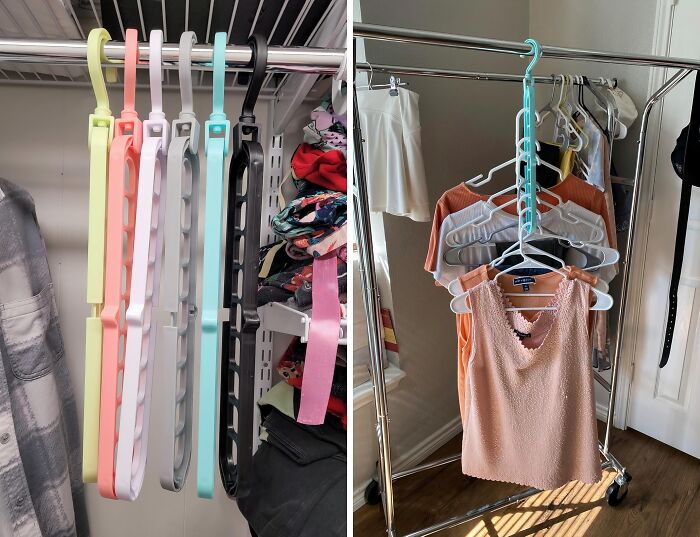 Your Closet Is About To Have A Glow-Up! Space Saving Hangers Will Maximize Your Wardrobe Space, So You Can Finally Fit That New Jacket You've Been Eyeing