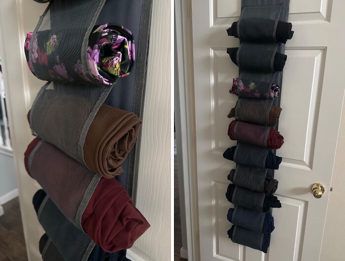 Vertical Space Is The Final Frontier Of Closet Organization! Conquer It With This Hanging Closet Organizer