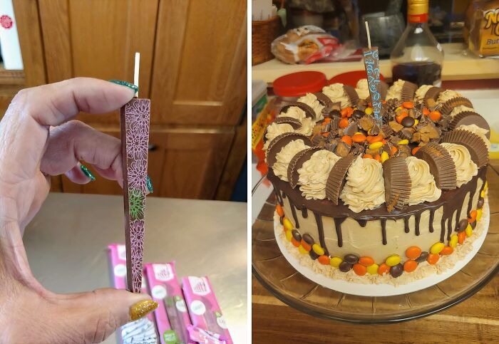 Make A Wish And Take A Bite! These Edible Chocolate Birthday Candles Turn Blowing Out The Candles Into A Delicious Treat