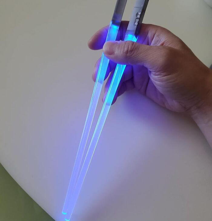 May The Forks Be With You! These Lightsaber Chopsticks Will Add A Galactic Twist To Your Dinner Table