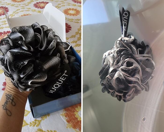 Elevate Your Shower Game From Basic To Boujee With This Shower Bouquet Loofah