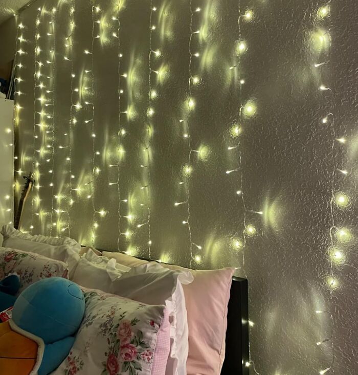 Twinkle Up Your Space: Curtain String Lights For Magical Ambiance