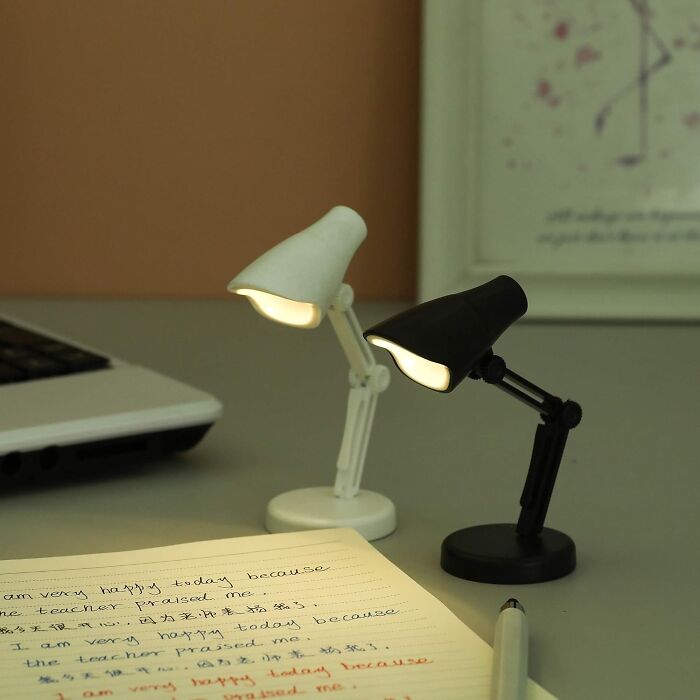 Forget About Harsh Overhead Lighting! This Mini Table Lamp Provides A Warm And Inviting Glow That's Perfect For Studying, Relaxing, Or Just Hanging Out