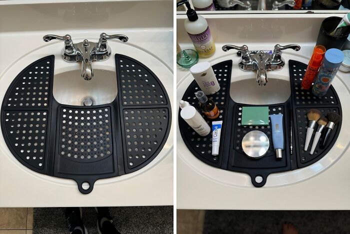 Turn Your Sink Into Extra Counter Space With This Foldable Silicone Sink Cover