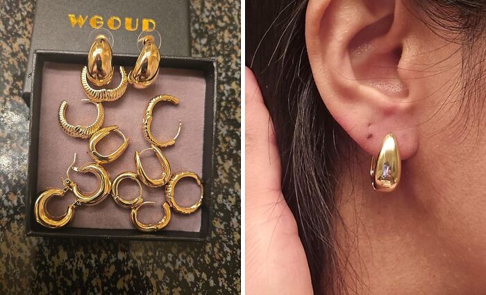 With This Versatile Hoop Earrings Set, You'll Be Ready For Anything, From A Study Session In The Library To A Night Out On The Town