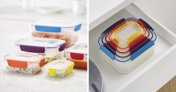 Keep Your Snacks Fresh And Your Dorm Room Tidy With This Food Storage Container Set