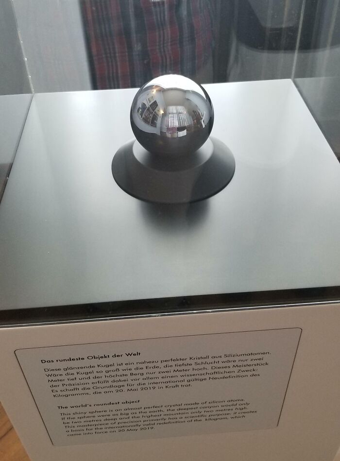 El objeto más redondo del mundo, en el Deutsche Museum de Múnich (Alemania)