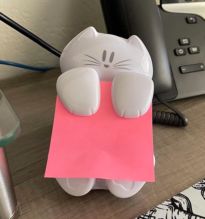 Ditch The Boring Notepads And Let This Cat Note Dispenser Bring Some Feline Fun To Your Desk