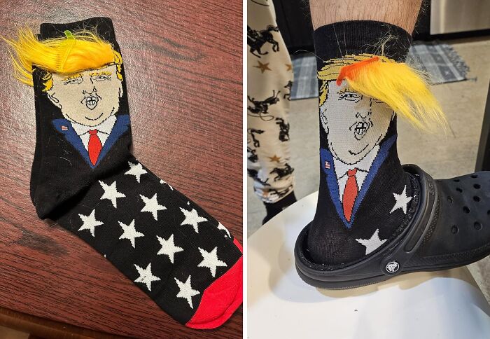  Trump Socks Are A Winner For Avid Fidgeters