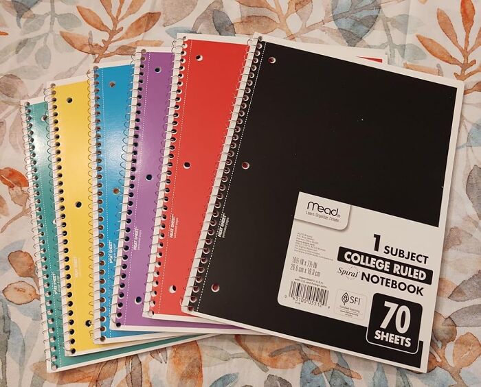 Flash The Cool Notes With Mead Spiral College Ruled Notebooks