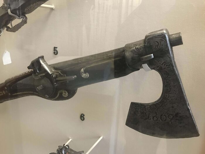 A Gun Axe That I Found In A Museum