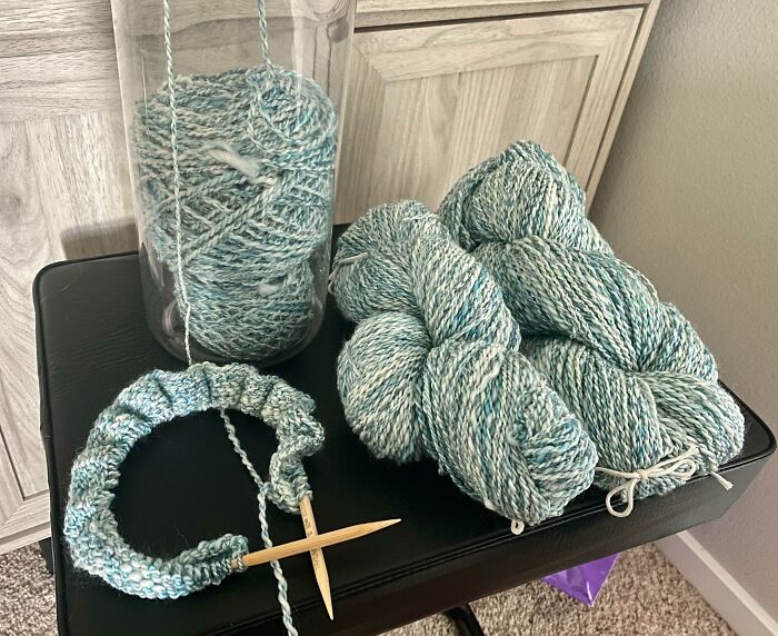 My Daughter’s Teacher Knew I Loved Knitting. So She Hand-Spun Me Yarn As A Gift