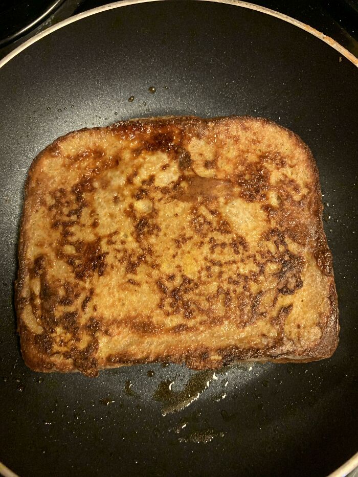 Add A Little Brown Sugar To The Egg To Caramelize Your French Toast! Also, Yay For Breakfast At Dinner!