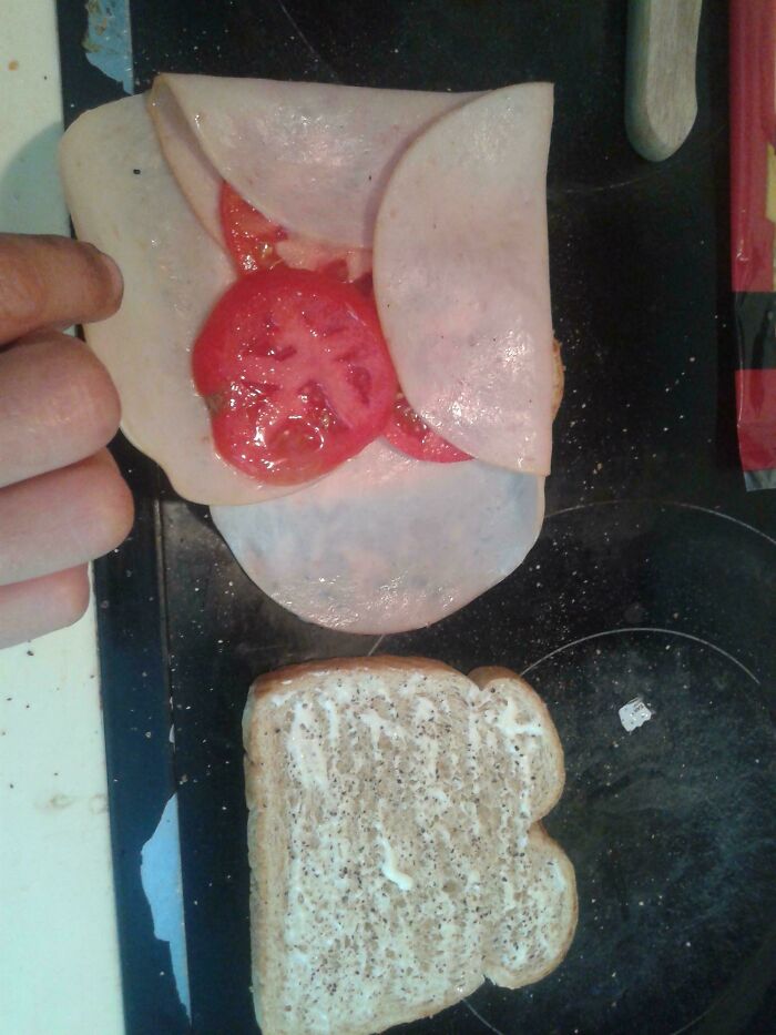 After Twenty-Eight Tomatoe Loving Years I Finally Found The Best Way To Keep My Tomatoes On My Sandwich. Maybe It Can Help You Out Too!