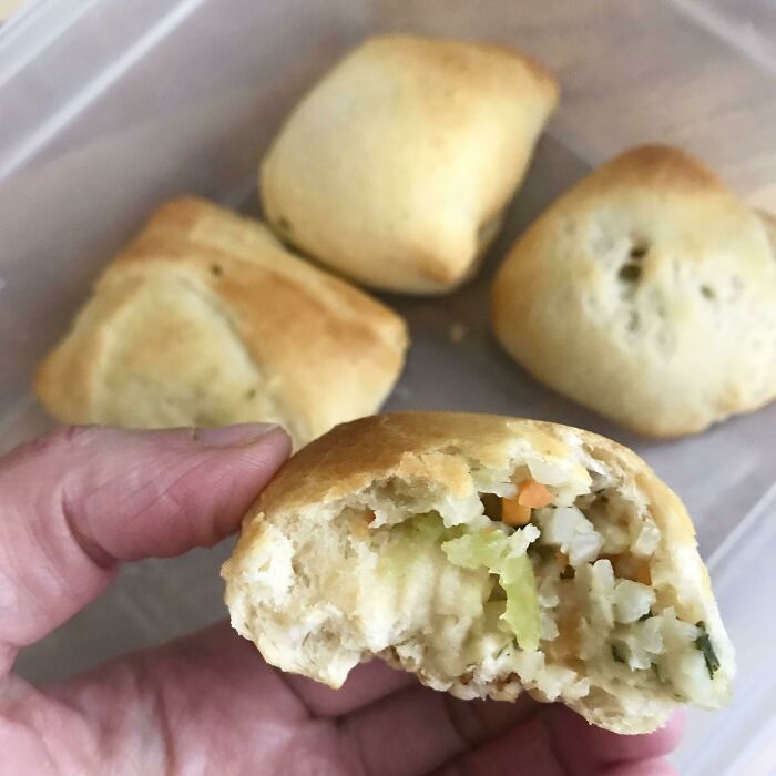 Make “Leftover Bombs” By Wrapping Thanksgiving Food In Crescent Roll Dough And Baking (Stuffing, Turkey And Gravy, Pumpkin Pie Filling, Cranberry Sauce & Cream Cheese)