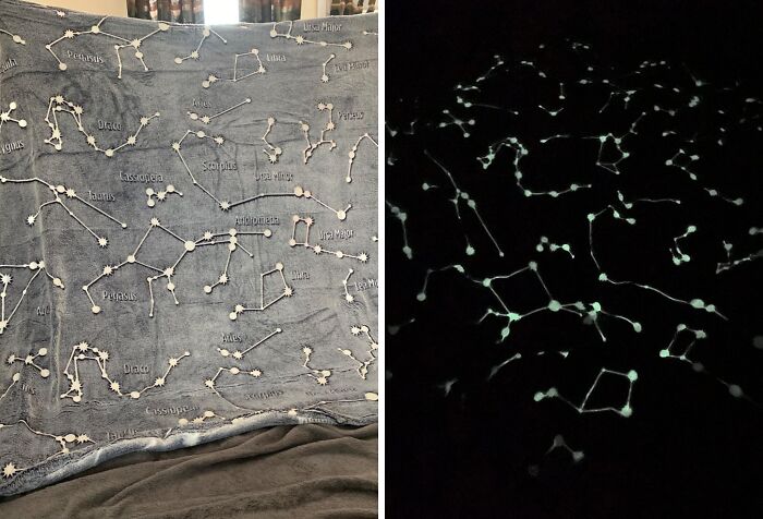 This Glow In The Dark Constellation Blanket Is The Perfect Gift For The Aspiring Astronaut Or Stargazer In Your Life