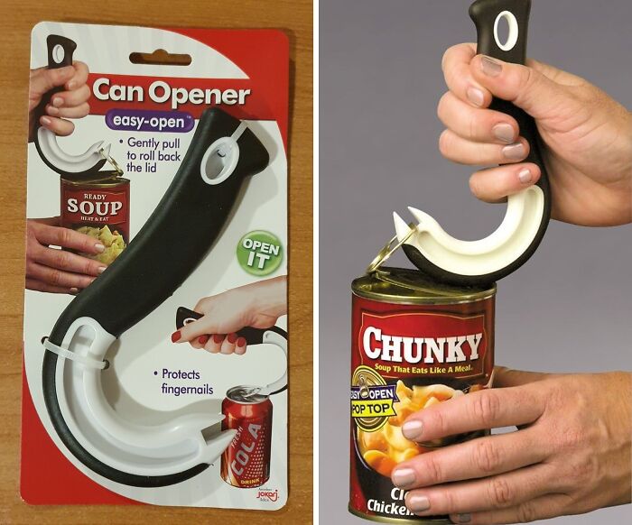 Pop The Top With Ease And Confidence, Thanks To This Easy Open Ring Pull Can Opener