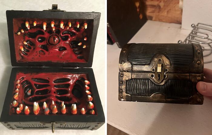 Secure Your Treasures In Style With This Epic Mimic Dice Storage Chest