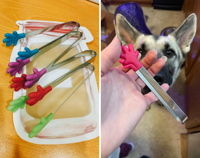 Your Kids Will Be Fighting Over Who Gets To Use These Adorable 5-Inch Kids Tongs – Finally, A Way To Make Healthy Eating Exciting!