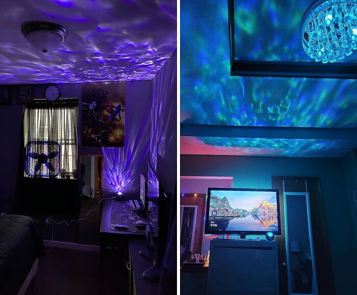 Blast Off Into A Dreamy Galaxy From The Comfort Of Your Own Bed With This Mesmerizing Galaxy Light Projector