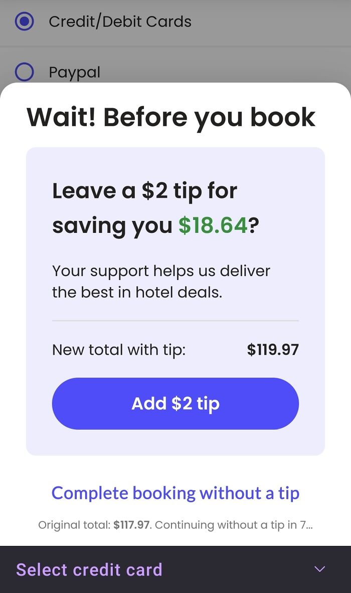 Good God Now Even Websites Want You To Tip Them