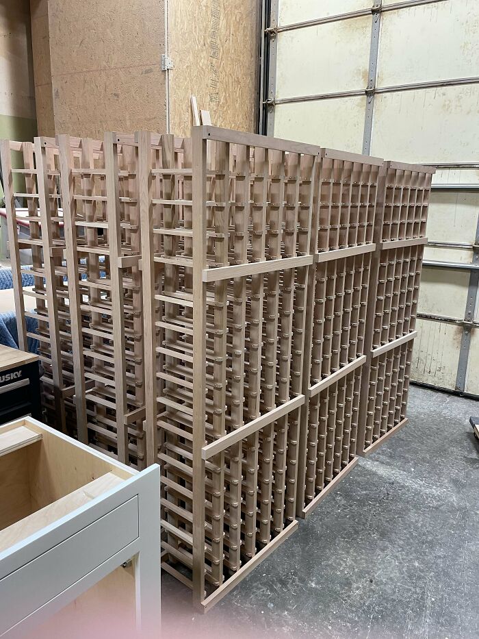 2,000 Bottle Wine Racks. Took Me 3 Months