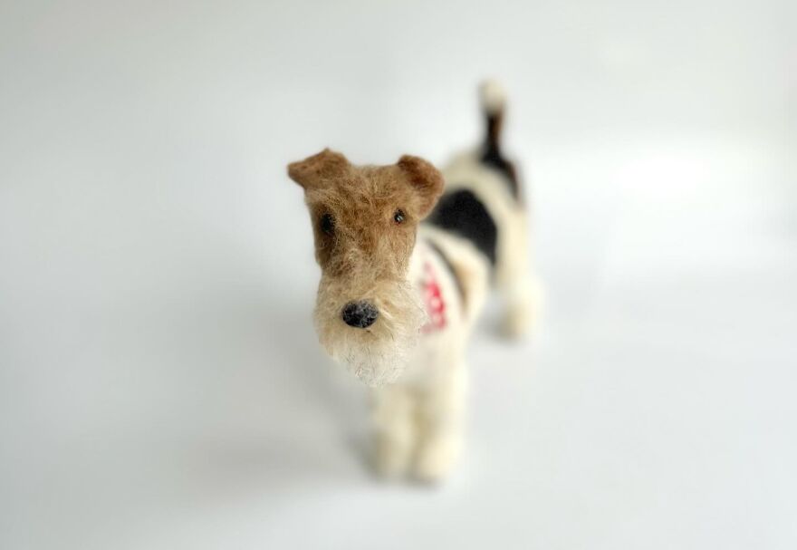 Needle-Felted Wonders: Curly Jo Hobbs Crafts Realistic Miniature Dogs And Donkeys