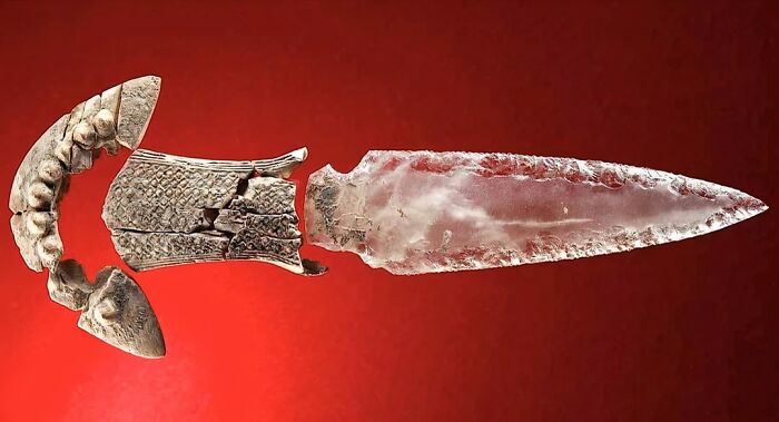 5,000-Year-Old Rock Crystal Dagger From Spain