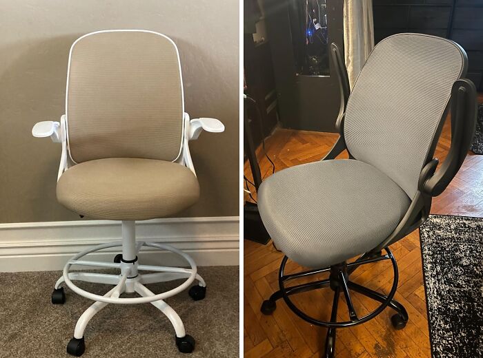 This Labor Day, Treat Yourself To A Chair That's As Supportive As It Is Stylish. This Drafting Chair Is The Perfect Way To Elevate Your Workspace 