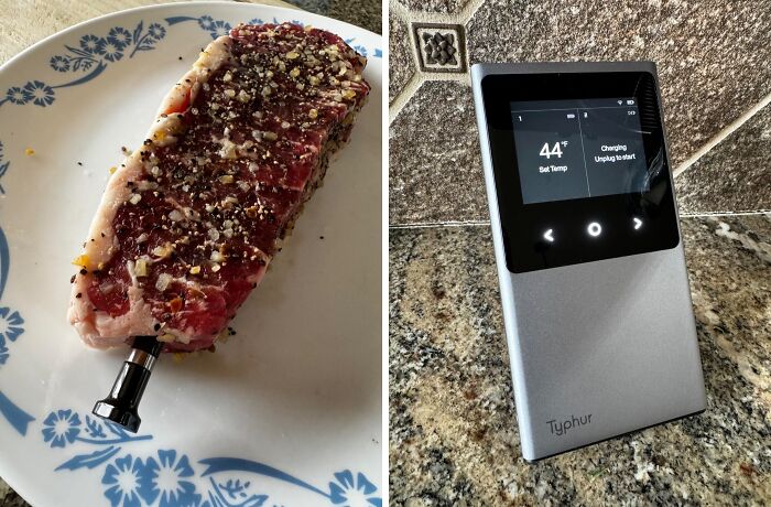 Overcooked Chicken? Undercooked Steak? Not On This Sync WiFi Wireless Meat Thermometer's Watch!