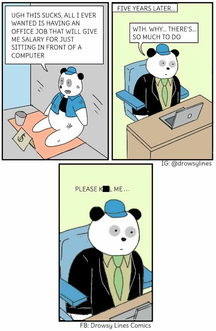 Panda-Monium And Other Laughs: 26 Drowsy Lines Comics That’ll Have You Roaring (26 Pics)