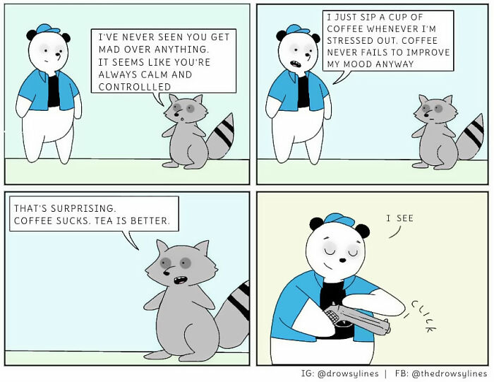 Panda-Monium And Other Laughs: 26 Drowsy Lines Comics That’ll Have You Roaring (26 Pics)