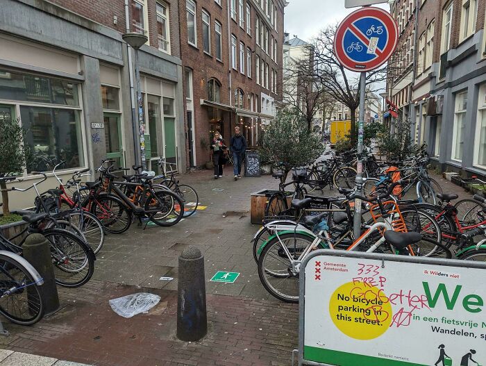 No Bicycle Parking On This Street