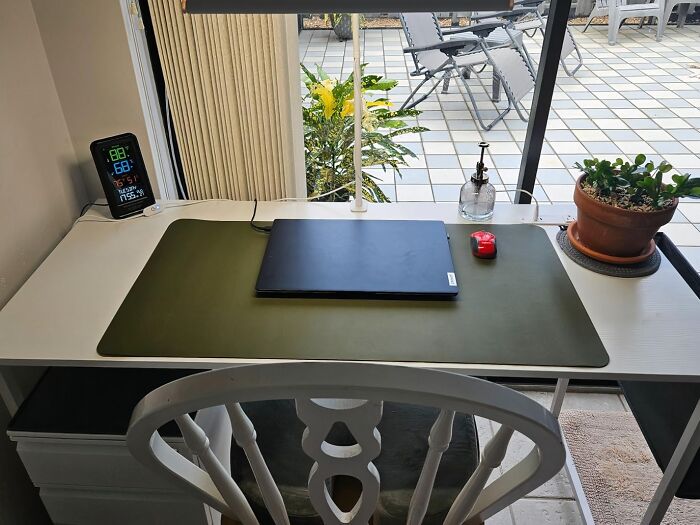 Spills, Scratches, And Coffee Rings? Not On This Leather Desk Mat's Watch! Your Desk Will Be Looking Sharp And Staying Protected