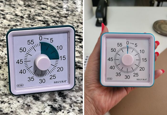 Procrastination? Not On This Timer's Watch! This Secura 60-Minute Visual Timer Will Keep You On Track And Focused, Even When That Netflix Binge Is Calling Your Name