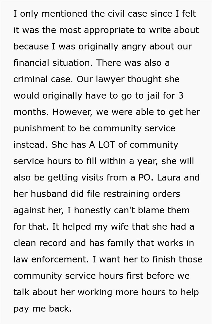 Woman’s “Stupid Lawsuit” Empties Couple’s Savings, Husband Can’t Move Past It