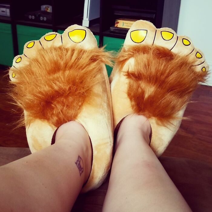 Slip Into A World Of Cozy Chaos With These Furry Monster Slippers