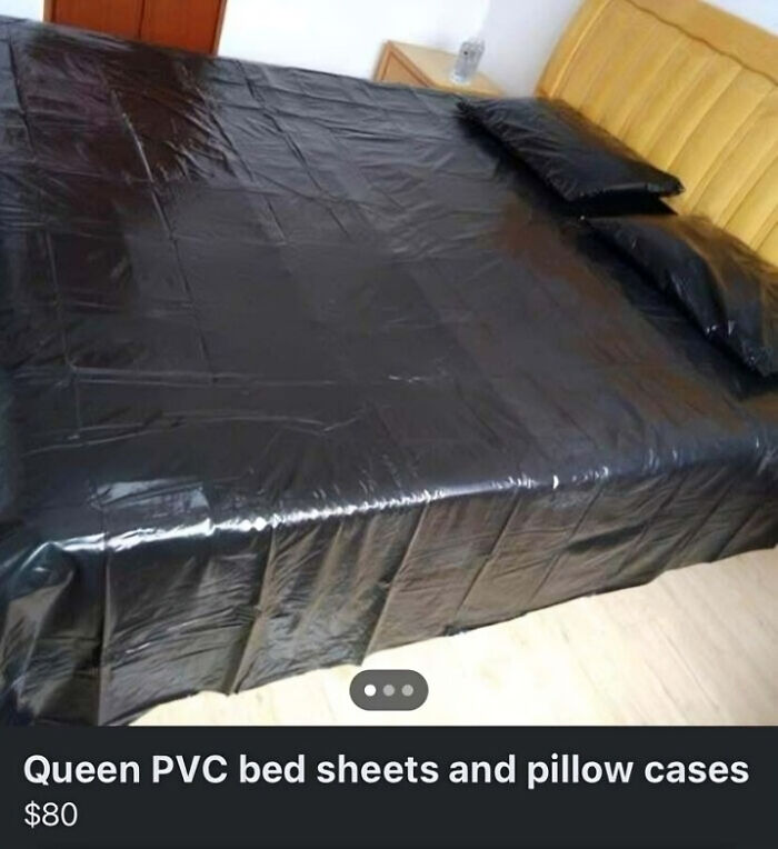 Didn’t Know Pvc Sheets Were A Thing, To Me These Look Like Garbage Bags $80