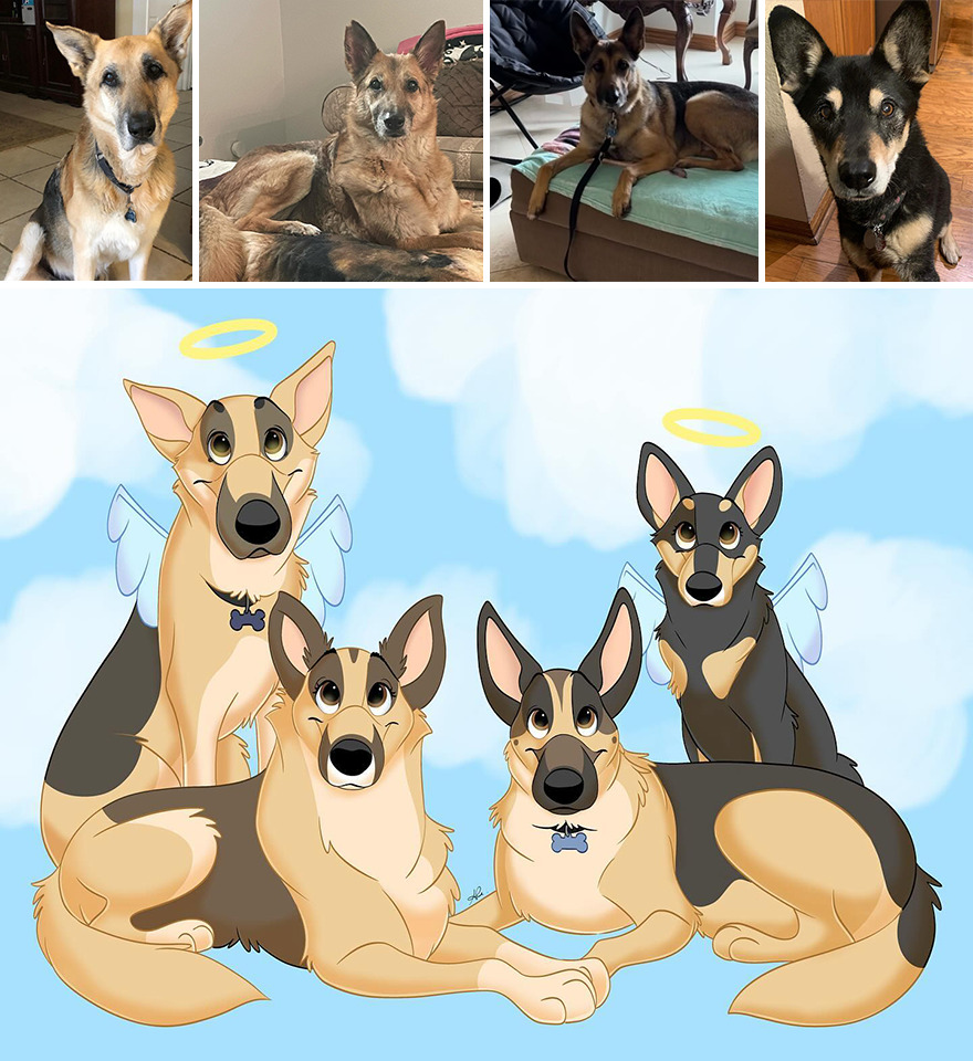 Artist Creates Cute Pet Portraits That Turn Them Into Disney Movie Characters (22 New Pics)